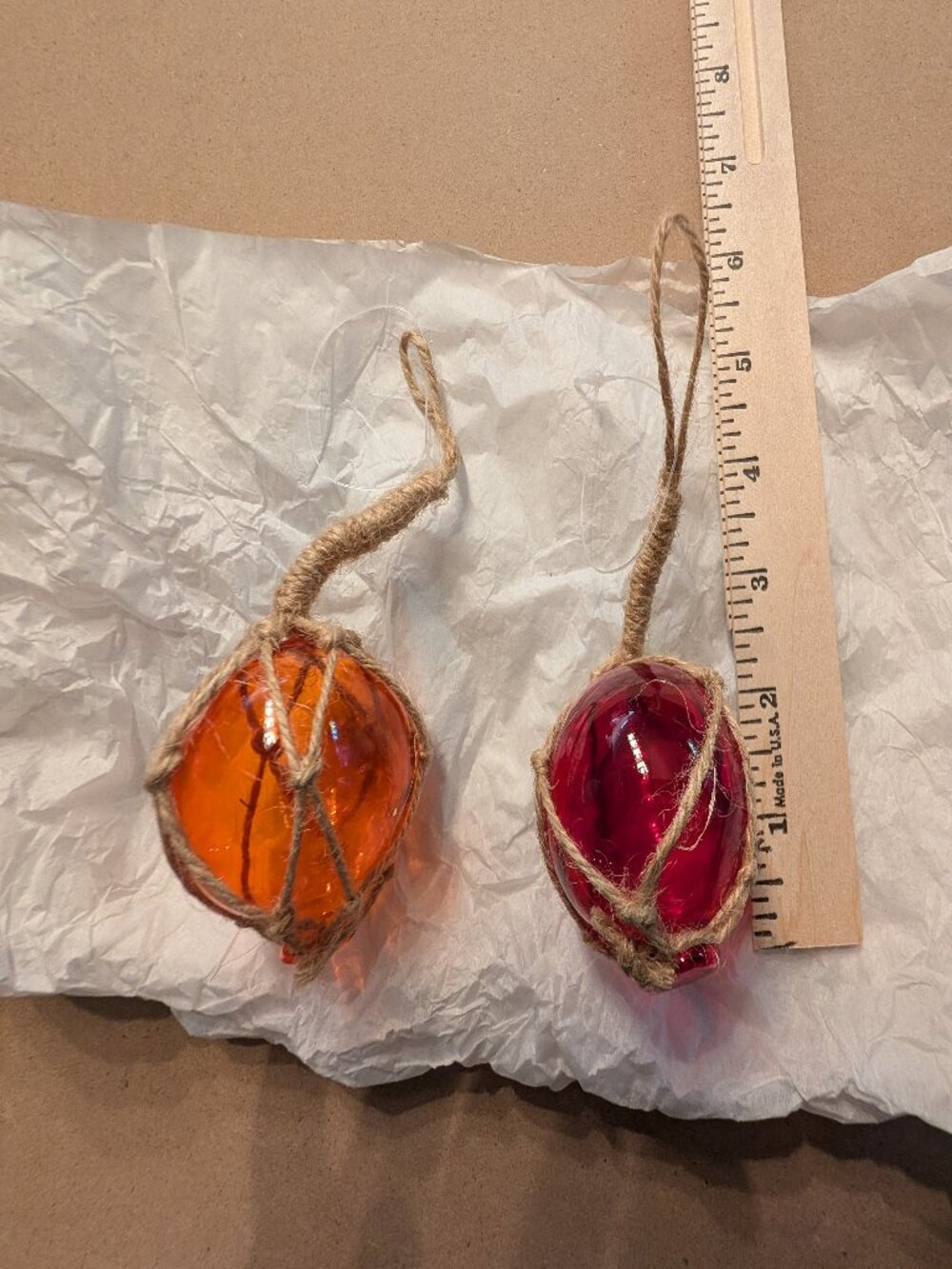 Glass Fishing Ball Ornaments